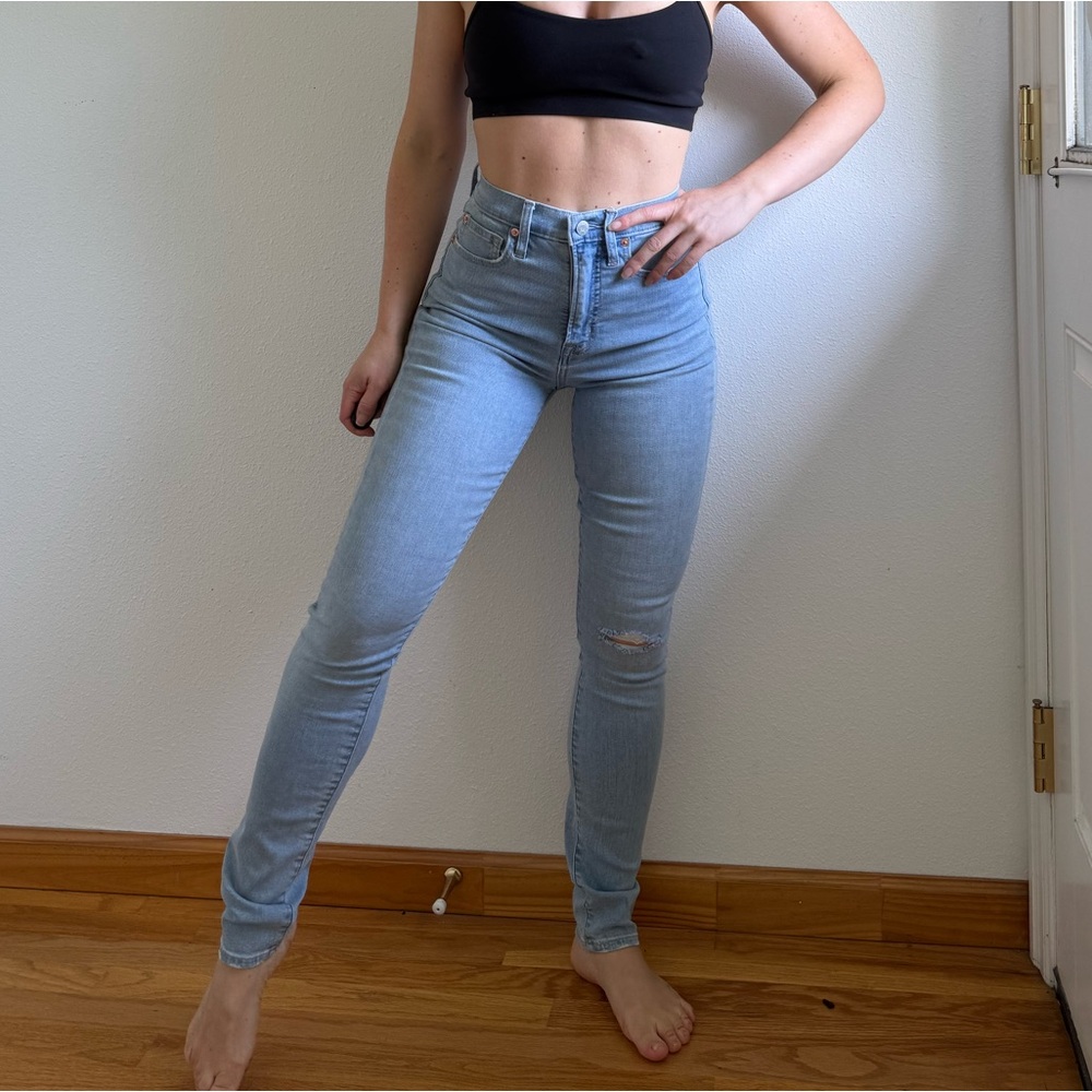 GAP Denim True Skinny Sky High Light Blue Denim Jeans size 26 2L